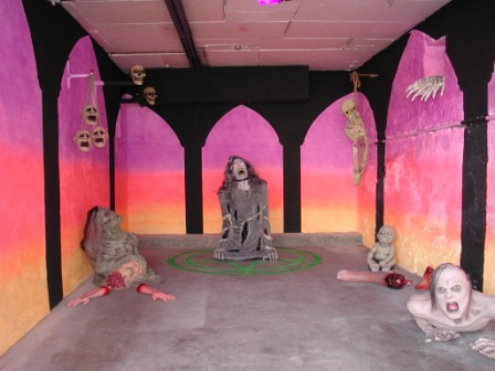 Demon rising in Garage Temple